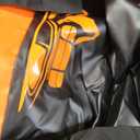 BATSUVCER Car Rooftop Cargo Carrier Bag 15-20 Cubic Feet(20Cu.Ft-Orange)