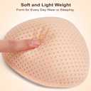 Breast Forms,Silicone Breast Prosthesis Mastectomy Women Bra Pad Inserts for Pockets Bra Silicone Filling (Beige)