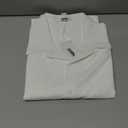 COOFANDY Mens Short Sleeve Dress Shirts Wrinkle Free Button Down Shirts Stain Shield Shirts with Pocket (X-Large, White)