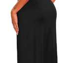 xxxiticat Women's Double Slit Maxi Tank Dress Sleeveless Deep V-Neck Low Cut High Split Cover Up Long Bodycon Wrap Dress, Size XL