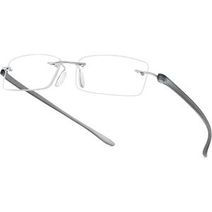 Bhigh Anti-blue light frameless reading glasses Lightweight anti-fatigue lenses Reading Universal for men and women
2 PCS