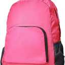 Multifunctional Backpack Outdoor Leisure Backpack Large Capacity Lightweight Waterproof Folding Travel Schoolbag, Pink 