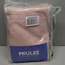 MIULEE Light Pink Room Darkening Curtains Thermal Insulated Drapes Solid Window Treatment Set Grommet Top Light Blocking Blackout Curtain for Living Room/Bedroom 2 Panels 52 x 84 inch Baby Pink