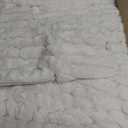 Bedsure ComfyFleece® Waterproof Blanket for Bed, Queen（86"x108"）Cream