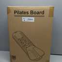 Pilates Board, Pilates Reformer Sets, Multifunctional Abdominal Pilates Board for Home Workout Equipment, Portable Foldable Ab Board Pilates Exercise Machine, Pilates Reformer Board for Women, Deep Black