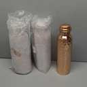 Advanced Mixology Glytterati Hammered Copper Water Bottle (34 oz/1000ml) (Set of 3) | Pure Copper Bottle for Drinking Water