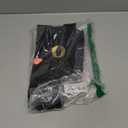 Juvale Black Cotton Cat Trick or Treat Bag with Gold Foil Eyes, Reusable for Kids, 11.25 x 15.5 in Canvas Tote for Halloween Parties
