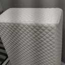 TOPPURE Cube Memory Foam Pillow for Side Sleepers (24"x12"x6" Extra Thick Pillow), Cervical Pillow for Neck and Shoulder Pain Relief, Neck Pillow, Bed Pillow with Washable Pillowcase, White