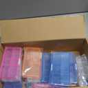 32 Pack 15 Grids Plastic Jewelry Organizer Box, Transparent Plastic Bead Storage Organizer Box with Adjusatble Dividers for Beads Earrings Rings Jewelry (Clear)