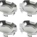 4PCS Wheel Center Caps Hubcap Cover (20" 5-Spoke Wheels Only) for Chevrolet Silverado Avalanche 2007-2013 Suburban Tahoe 2007-2014 Replaces 9596007, 9595152