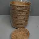 30 Pack Oval Poly Wicker Basket, 9 x 6 x 2.6 Inch Poly Wicker Bread Baskets, Medium Size Gift Baskets for Kitchen, Christmas Gifts, Centerpiece Display, Storing Bread, Fruits, Vegetables, by GNIEMCKIN