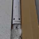 ALLZONE Heavy Duty Tension Shower Curtain Rod 28-42 Inches for Bathroom, Window, Non-Slip, Adjustable with Strong Spring Pole for Closet, Doorway, No Rust, No Drilling, White