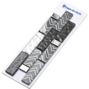 2 x Blujellyfish Glass Tile Backsplash Wall Black Silver Subway Mosaic Tile-Sample Watch (Small Sample (1 Sheet), Chocolate Brown) 2 x Blujellyfish Glass Tile Backsplash Wall Black Silver Subway Mosaic Tile-Sample Watch (Small Sample (1 Sheet), Chocolate Brown)