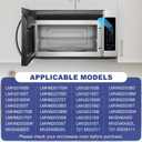 MDX61912701 Microwave Oven Vent Grille for LG LMV2031ST, LMH2016ST, 87583, 87587, AP5202555, 2119394, AH3535252, EA3535252, PS3535252