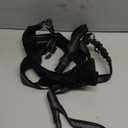 SlowTon No Pull Dog Harness - Heavy Duty Dog Harness and Leash Set for Medium Large Dogs, Reflective Tactical Harness with Soft Padded and Front Clip for Easy Walk and Training (Black S)