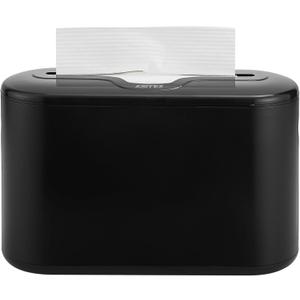 Countertop Paper Towel Holder, Commercial Paper Towel Dispenser, Multifold Trifold Z-Fold Paper Towel Holder, Napkin Holder Dispenser, Hand Towel Dispenser for Home Kitchen Restaurant (Ks-5857-black)