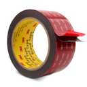 3M Double Sided Tape Heavy Duty 2" x 15.4 Ft, Mounting Tape, 0.025in Thick Black 5925 Foam Tape Strong Adhesive for Car Dcor Home Office Logos