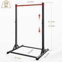 Pull Up Station, Bongkim Power Tower Portable Pullup Bar Station, Pull Up Bar for Home Gym, Pull Up Tower Station 330LBS