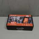 Dusor 19 in 1 Survival Kit Gifts for Men, Valentines Day Gifts for Him Boyfriend, Hunting Gift for Dad Husband, Fishing Gear and Equipment, Camping Essentials, Gift for Men Who Have Everything (Black2)