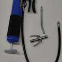 High Performance Heavy Duty Pistol Grip Grease Gun - Extra-Long 27 inch Heavy Duty Reinforced Flex Hose
