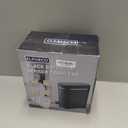 ELPHECO Black Bathroom Trash Can with Lid 2 Gallon Sensor Trash Bin, Automatic Narrow Garbage Can, Waterproof Smart Trash Can, Slim Motion Sensor Waste Bins for Bathroom, Living Room, Office