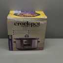 Crock-Pot Large 8-Quart Programmable Slow Cooker with Auto Warm Setting Black Stainless Steel