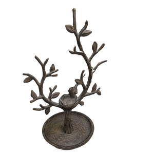 Jewelry Display Bird Nest Tree Twigg Stand Organizer Metal Trinket Holder Heavy