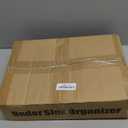 Kitstorack Under Sink Organizer, 2 Tier Under the Sink Storage, Slide out Pull out Cabinet Organizer Shelf, Metal Sliding Drawer for Kitchen Bathroom Pantry Closet Organization Rack, White, 1 Pack