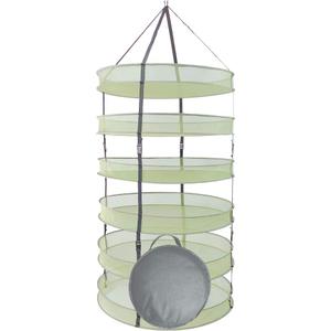 HORTIPOTS Herb Drying Rack Collapsible 2.5 ft Hanging Dry Net Rack for Hydroponic Herb Pot Vegetable Fruit Flower or Clothes Laundry (Green)