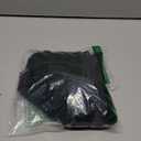 HYPERFIRE Women's Mesh Long Sleeve Square Neck Split Hem Party Club Cocktail Bodycon Mini Dress (Black)