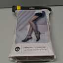 EXQUISLIFE Fleece Lined Tights Sheer Women - Fake Translucent Warm Pantyhose Leggings Sheer Thick Tights, for Winter (Medium, Black+coffee)