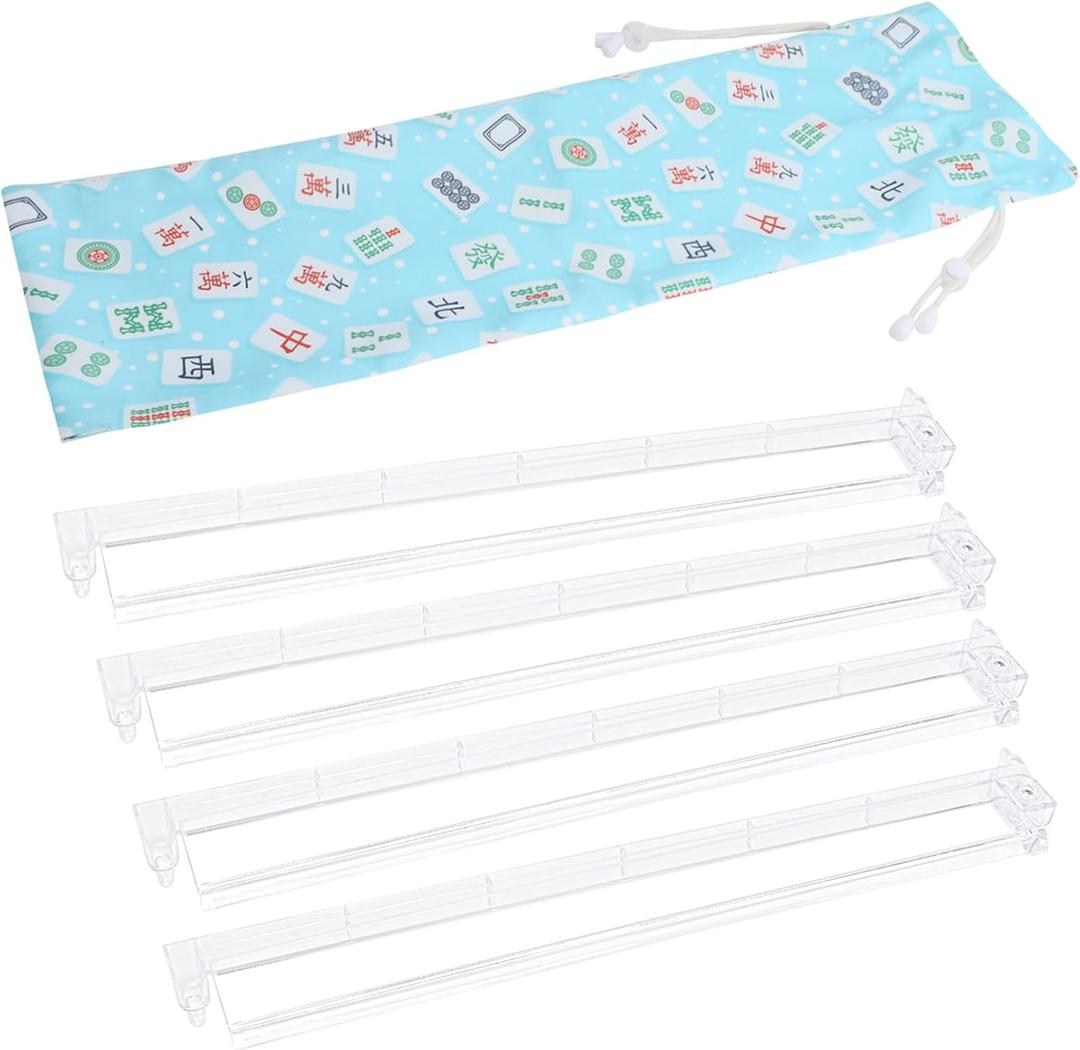 Mahjong Racks with Pushers (Blue)