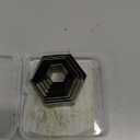 PH PandaHall 8 pcs High Carbon Steel One Hole Hollow Punch Cutter Set, 8 Sizes Hexagon Leather Die Cutter Tool Cutting Punching Die for Handmade DIY Leather Craft, Not Regular Hexagon