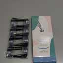 8 Pack Replacement Toothbrush Heads Compatible with Oral B iO, Brush Heads for Oral-B iO 2/3/4/5/6/7/8/9/10/7G Series, with Covers, Black