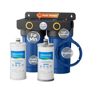 Waterdrop WHF2E-FC Whole House Water Filter System for Cleaner Well Water