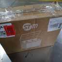 STORAGE MANIAC 3-Section Laundry Sorter with Foldable Ironing Board, Heavy-Duty Rolling Laundry Cart with and Removable Bags, Triple Laundry Hamper with Wheels, Dark Grey