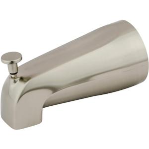 Kingston Brass K188A8 Designer Trimscape Showerscape 5-Inch Tub Spout with Diverter, Brushed Nickel