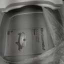 Elite Gourmet 12"x12"x2.15 Ceralast PFAS Free Ceramic Electric Skillet, Dishwasher Safe, Rapid Heat Up, 1200W, Dark Grey