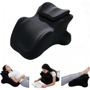 RSN Ergonomic Memory Foam Wedge Pillow 27° Bed Contoured Support Pillows, Onesize