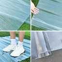 Polycarbonate Cladding Walling Sheeting 10 pcs 3'x 3.2' 1mm Thick Corrugated Plastic Roof Panels for Greenhouse Outdoor Canopies Carport, 1x0.9 m/39x35 in