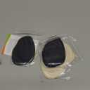 Chiroplax High Heel Cushion Inserts Pads (4 Pairs) Suede Ball of Foot Forefoot Metatarsal Anti Slip Shoe Insoles for Women (Combo (Beige & Black))