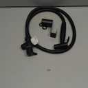 Handheld Toilet Bidet Sprayer for Toilet-Adjustable Water Pressure Control with Bidet Hose for Feminine Wash, Stainless Steel Brushed Nickel Cloth Diaper for Baby Wash (Matte Black, 1)