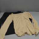 Women's Long Sleeve 2 Pack Black and Beige L