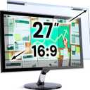VINTEZ Blue Light Screen Protector for 27 Inch Computer Monitor and Laptop Anti-UV Blue Light Blocking Film for Desktop PC, Eye Protection Filter, 24" x 14", 1 Pack