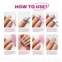 Modelones Cuticle Remover Kit Cuticle Remover Liquid & Cuticle Oil Cuticle Care Kit w/Cuticle Trimmer Cuticle Pusher & Cuticle Nipper for DIY Nail Manicure Removedor de Cuticula for Nail Care