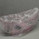 Ice Buckets for Parties, 2 PCS Acrylic Champagne Beverage Drinks Buckets Tub for Cocktail Bar, Long and Narrow 5.5 Liter Bucket for Party(5.5L) (Pink)