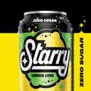 Starry Zero Sugar Lemon Lime Soda, 12 Fl Oz Cans (Pack of 12)