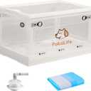 PakaLife Portable Atomization Tank cat&Dog for pet cage,Dog&cat Inhaler,Puppy Incubator&cat Nebulizer,Built-in Ventilation for Pets up to 30lbs(Large)