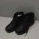 SHULOOK Non Slip Work Boots for Men Slip Resistant Shoes Waterproof Food Service Chef Kitchen Restaurant Working Boots Casual Leather Ankle Boot Outdoor Walking Booties (9.5, Black)