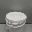Homoyoyo Large 4L Refillable Wipes Bucket with Lid and Handle - Heavy Duty Cleaning Wipes Dispenser for Gyms - Schools and Commercial Use for Rolls 8.06X8.06X7.66In